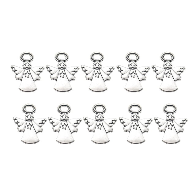 20pcs Alloy Jewelry Making Charm Exquisite Praying Angel Pendant Accessories