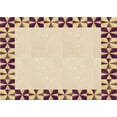 thumbnail image 1 of Ahgly Company Indoor Rectangle Patterned Golden Blonde Gold Area Rugs, 8' x 10', 1 of 6