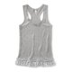 thumbnail image 1 of Camiseta sin mangas Aeropostale con volantes y lentejuelas para mujer gris pequeño, 1 of 2