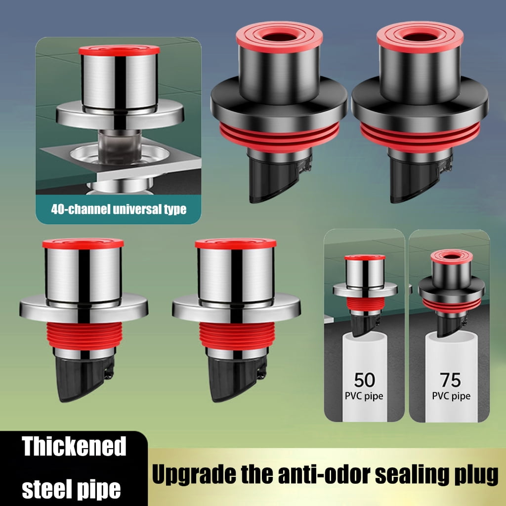 WINDLAND Sewer Pipe Seal Rings Sealing Cover Washer Drain Hose Seal Plug Easily Install