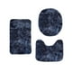 thumbnail image 2 of Juego de 3 alfombrillas de baño gruesas de invierno, de colores surtidos, suaves, absorbentes, antideslizantes, lavables, color azul oscuro, 40 x 60 cm Rkxzt, 2 of 9