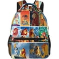 thumbnail image 6 of The Lion Anime King Backpack Laptop Daypack Leisure Travel Backpack 15.7 inch Adjustable Shoulder Strap Hiking Knapsack, 6 of 7