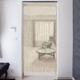 thumbnail image 2 of Bamboo Wood Beaded Curtain Doorway Bohemian Curtain Fly Screen 70.87*35.43in, 2 of 16