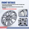 thumbnail image 6 of (Set of 4) 16 inch Hubcaps Wheel Rims Cover for 2020-2025 Nissan Sentra,Lacquer, 6 of 9