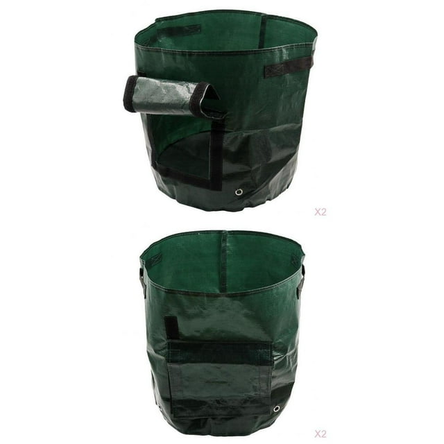 de bolsas de de de jardín 4x con manijas, ventana lateral con solapa, durable