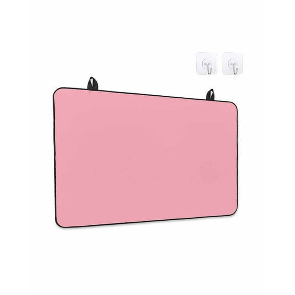 Stove Top Covers for Electric Stove 24x21In, Pink Heat Insulation Fireproof Glass Cooktop Protector, Pure Pink Multipurpose Countertop Stovetop Cover for Kitchen