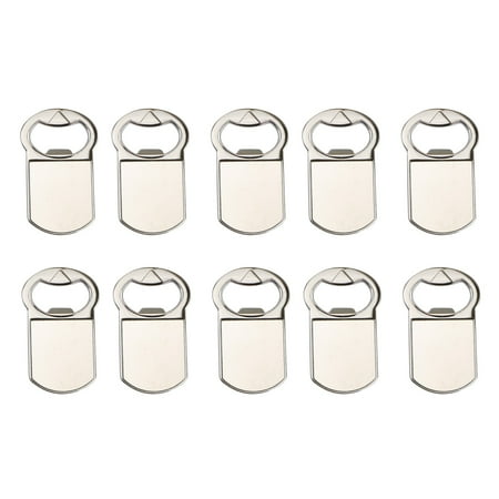 

10pcs Sublimation Blank Bottle Opener Metal Bottle Opener Fridge Magnet(Square)