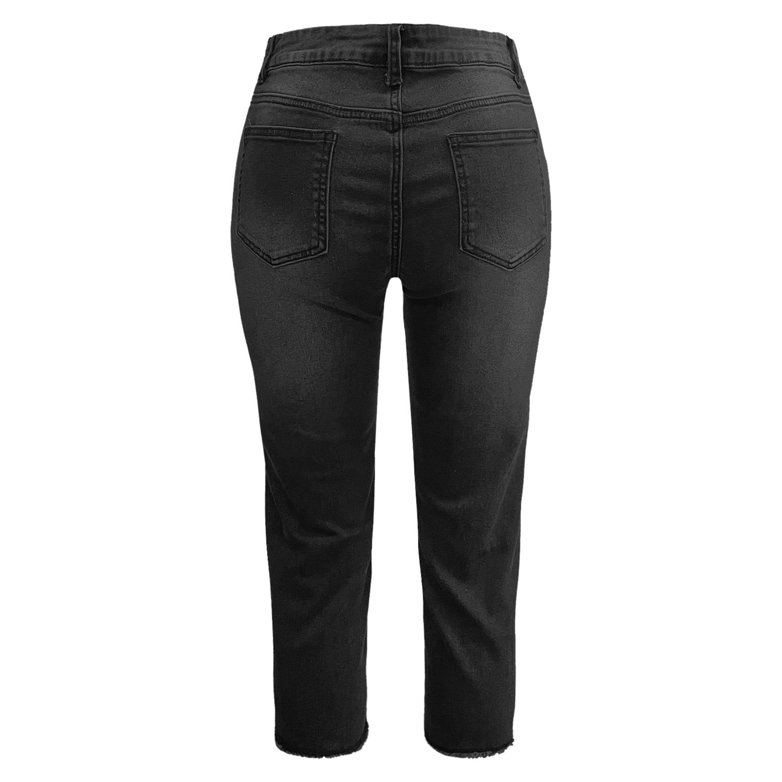 Jean Capri Délavé Foncé No Boundaries - Taille 11 Juniors - Occasion En Très Bon état