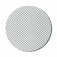 thumbnail image 1 of Snail Mouse Pad for Computers, Monochromatic Multitude Repetitive Shell Insects Graphical Abstract Drawings, Round Non-Slip Thick Rubber Modern Mousepad, 8" Round, White Charcoal Grey, by Ambesonne, 1 of 2