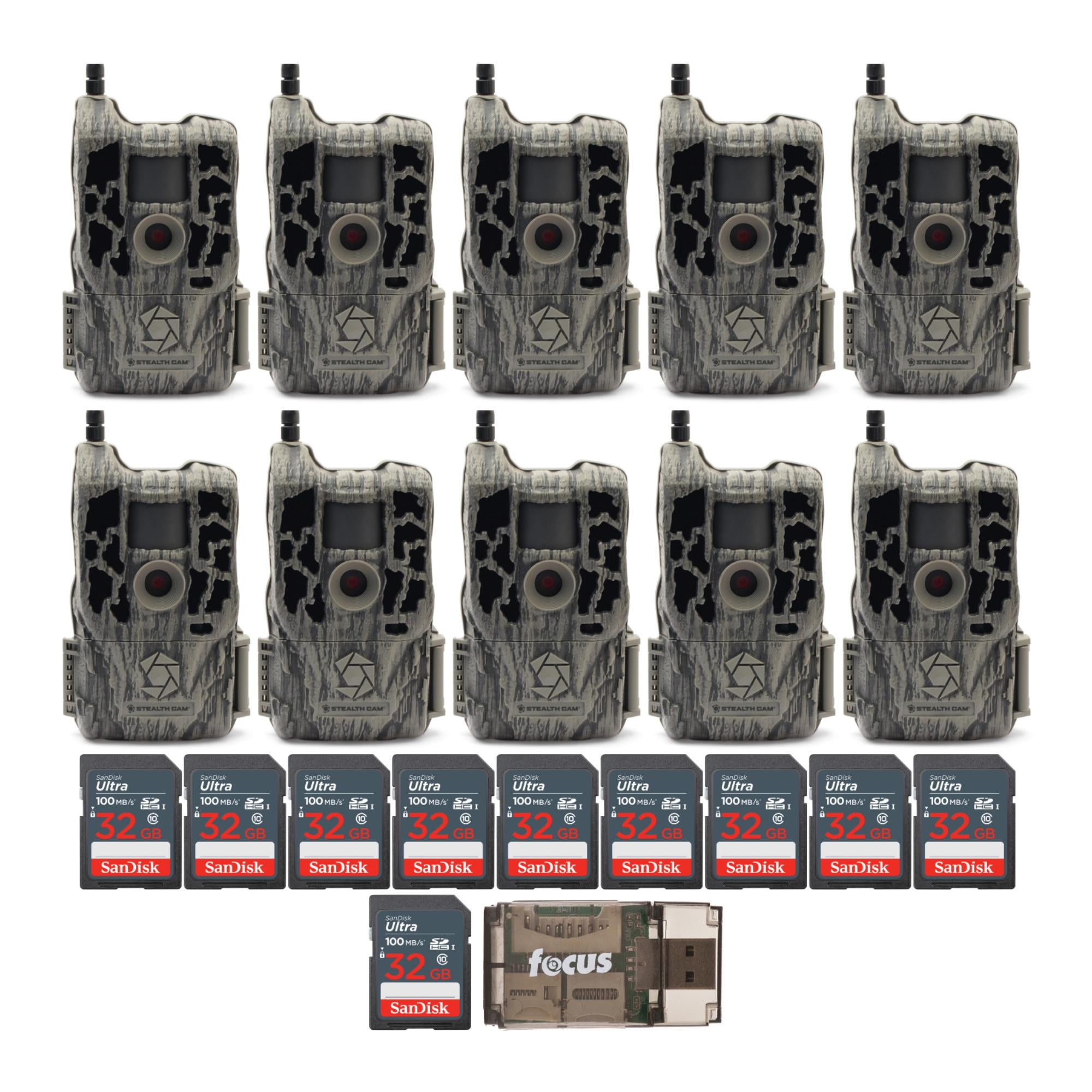 Stealth Cam Reactor 26MP Trail Camera (Verizon, 10Pack) Bundle