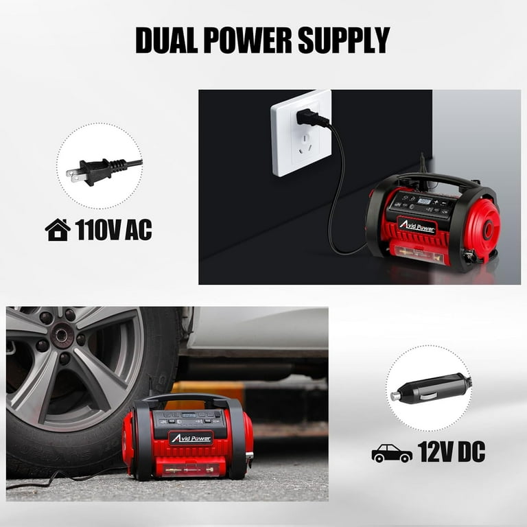 Tire air deals pump 120v