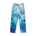 thumbnail image 5 of Vaporeon Men's Pajama Pants, Ultra-soft Comfy Casual Lounge Pants, Graphic Printed Sleep Pjs Bottoms With Drawstring Pockets, 5 of 8