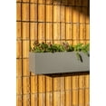 thumbnail image 6 of Veadek Geo Series Trough Hanging 32" Planter - Gray, 6 of 10
