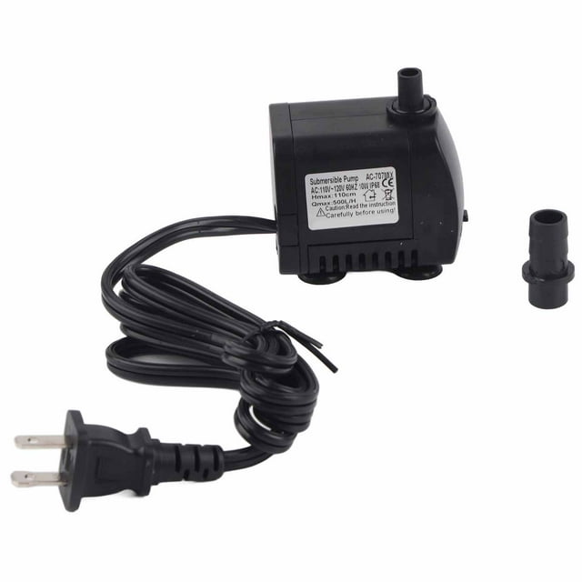 Bomba de agua sumergible para acuario, fuente para pecera, Miniascape, resistencia, Micro bomba de rotor silenciosa, 10W