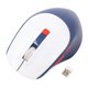 thumbnail image 1 of Ratón Bluetooth Botón de silencio multifunción Interfaz de carga tipo C Ratón inalámbrico 2,4G para PC portátil (modelo de batería 2,4G sin batería) Azul, 1 of 5