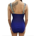 thumbnail image 2 of SPEEDO Women's Fitness Hydro Bra One Piece Swimsuit, Blue, 10, 2 of 2