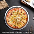 thumbnail image 2 of Pizza Screen, Pizza pan,Pizza Pan For Oven, Pizza Tray, 12 Inch Seamless-Rim Aluminum Nonstick Pizza Screen (2 PCS), 2 of 5