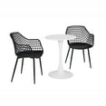 thumbnail image 2 of Patioflare Kana Patio Bistro Set, Black, 2 of 9