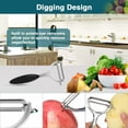 thumbnail image 4 of Vegetable Peeler, Good Multifunctional Rotating Handles Vegetable Peeler, Premium Stainless Steel Potato Peeler，, 4 of 5