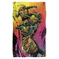 thumbnail image 2 of TMNT Blanket, 36"x58" TMNT Gradient Group Splash Silky Touch Super Soft Throw Blanket, 2 of 6
