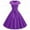Purple, variant on Aloohaidyvio Summer Dresses for Women 2024,Women Vintage Short Sleeve 50s Housewife Casual Evening Party Prom Dress