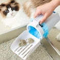 thumbnail image 2 of Cat Litter Scoop, Cat Litter Scooper with Holder for Litter Box, Large Shovel, 3 in 1 Portable Kitty Poop Disposal White, 2 of 6