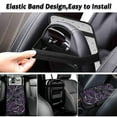 thumbnail image 6 of Yuyamidu Camo Hunting Car Armrest Pad Cover Center Console Cover Purple Wood Auto Console Covers Soft Flannel Car Interior Accessories Fit SUV Sedan Truck, 6 of 7