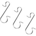 thumbnail image 3 of 100pcs Christmas Ornament Hooks Christmas Tree S-Hooks Ornament Hanger Hanging Hook for Christmas Tree Multi-Purpose Metal Hooks (White), 3 of 3