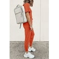 thumbnail image 4 of PRETTYGARDEN Women's Two Piece Lounge Sets Spring Summer Jogger Pants Vacation Outfits Travel Airplane Matching Clothes, 4 of 7