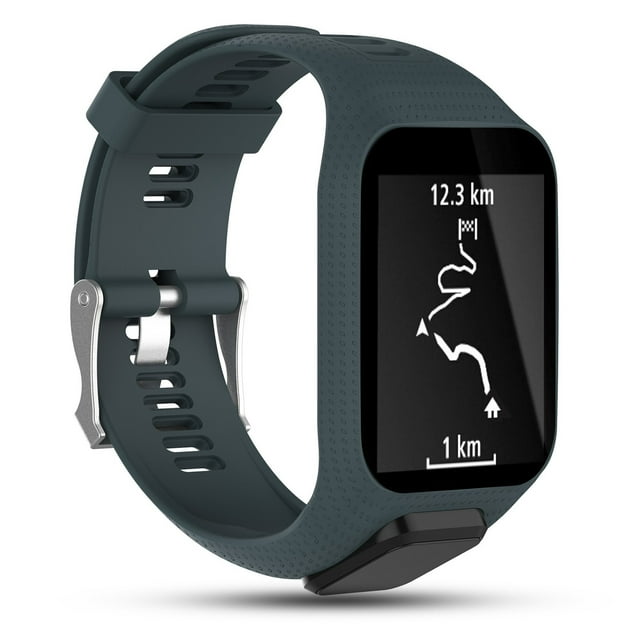 Pulsera de silicona deportiva de color sólido a prueba de sudor con ajuste cómodo y amplia compatibilidad compatible con Smartwatch