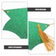 thumbnail image 3 of KAKOWELY Banderín Decorativo Verde Con Gorras De Graduación Para Fiesta Y De Fotos, 3 of 4