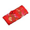 thumbnail image 1 of Guardurnaity Bolsa de satén con brocado, bolsa de joyería cómoda y suave de seda, adornos fáciles de combinar, anillos de almacenamiento, Ropa, zapatos y accesorios Miscelánea Rojo, 1 of 6