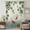 Green Beige, variant on Japanese Carp Fish Sheer Curtains 54 Inches Long, Oriental Art Vintage Leaves Vines Koi Fish Light Filering Curtains, Breathable Simi Curtain Privacy Drapes for Kitchen Bathroom Window Treatment