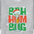 thumbnail image 3 of SpongeBob SquarePants - Squidward Bah Humbug - Men's Crew Neck Fleece Pullover, 3 of 6