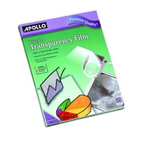 Apollo Write-On Transparency Film Letter Clear 100/Box WO100CB