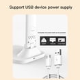 thumbnail image 3 of Rechargeable Reading Lamp, Touch Dimmer LED with 3 Brightness Levels, Time and Temperature Reminders, Desk Lamp, Day Lamp, 3 of 7