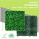 thumbnail image 3 of Pared de césped artificial AOKIE de 20 x 20 pulgadas con 24 setos de boj, 3 of 7