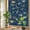 DarkOlive Blue, variant on Rainbow Window Privacy Film, Blue Dinosaur Static Cling Decorative Window Film PVC, Vintage Letters Farm Animals No Glue UV Blocking Glass Covering, Removable Stained Glass Sticker 23.6''x59''