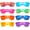 8 Color Frame/Mirrored Lens, variant on 8/16 Pack Neon Colors Sunglasses Wholesale Bulk Party Favors Retro Classic Glasses Birthday Pool Unisex Adult 16 Transparent Frame/Mirrored Lens