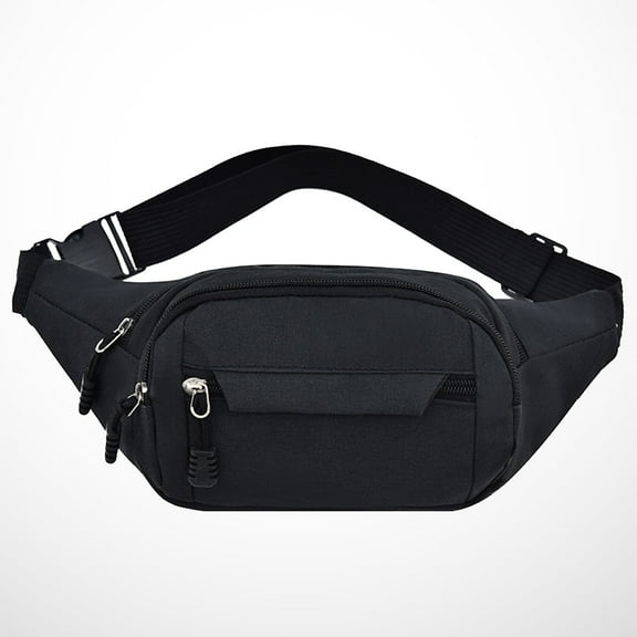 LEORX Men Outdoor Running Sports Waist Pack Durable Fashionable Oxford Cloth 1Set 11.8x5.5x3.9in