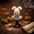 thumbnail image 5 of Halloween Skull LED Candle Holder Table Lamp,Gothic Glowing Skull Light for Mantel Fireplace Tabletop Party Home Indoor Decor, 5 of 6