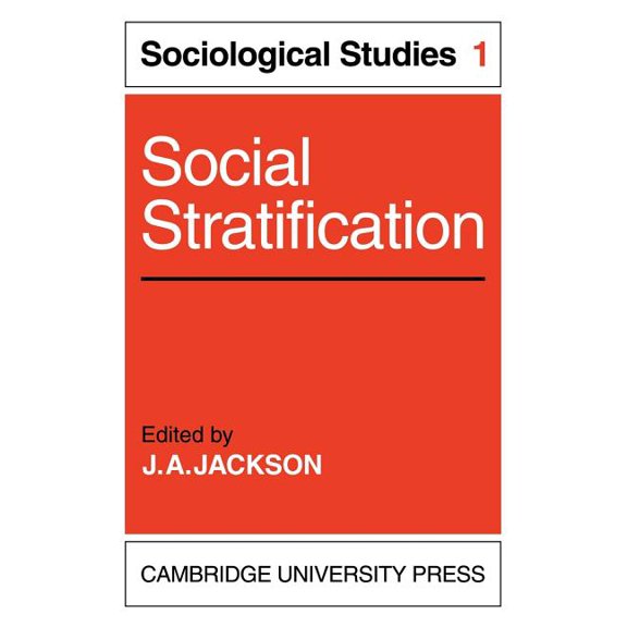 Sociological Studies Social Stratification: Volume 1, Sociological Studies, (Paperback)