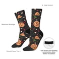 thumbnail image 4 of KLL Pizzas Mushrooms Print Cool Socks Men's Women's Crew Socks Funny Crazy Novelty Stockings, 4 of 6