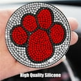 thumbnail image 5 of Car Saucer Dog Paw Print Cup Mat, Non-Slip, Heat Insulation, Universal Fit, Decorative and Functional Interior Accessory for Vehicle, 5 of 9