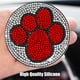thumbnail image 5 of pstuiky Platillo para coche con diseño de huella de perro universal antideslizante decorativo con aislamiento térmico., 5 of 7