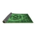 thumbnail image 2 of Ahgly Company Indoor Round Oriental Emerald Green Industrial Area Rugs, 3' Round, 2 of 4