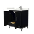thumbnail image 2 of Wyndham Collection Wch515130s-Qtz-Unsmxx Marlena 30" Free Standing Single Basin Vanity Set, 2 of 7