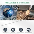 thumbnail image 4 of 250mm 304 Stainless Steel Tube, 2mm OD 0.3mm Wall Thickness Seamless Stainless Steel Tubing, Metal Straight Pipe [0.08x0.012x10IN], 4 of 7