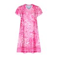 thumbnail image 4 of Ovzne Robes d'Été pour Femmes 2025 Robe de Plage Robe d'Été Décontractée pour Femmes Robe Longue Sans Manches à Col en V Grande Taille en Liquidation, 4 of 7