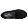 thumbnail image 4 of Skechers Mujer REGGAE FEST WILLOWS Plano Negro Malla Talla 7 M US, 4 of 6